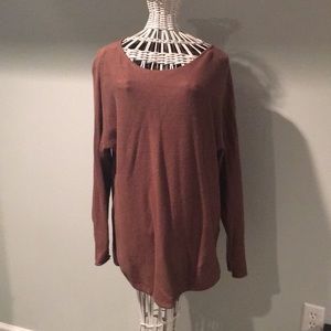 Michael Kors brown tunic sweater size large